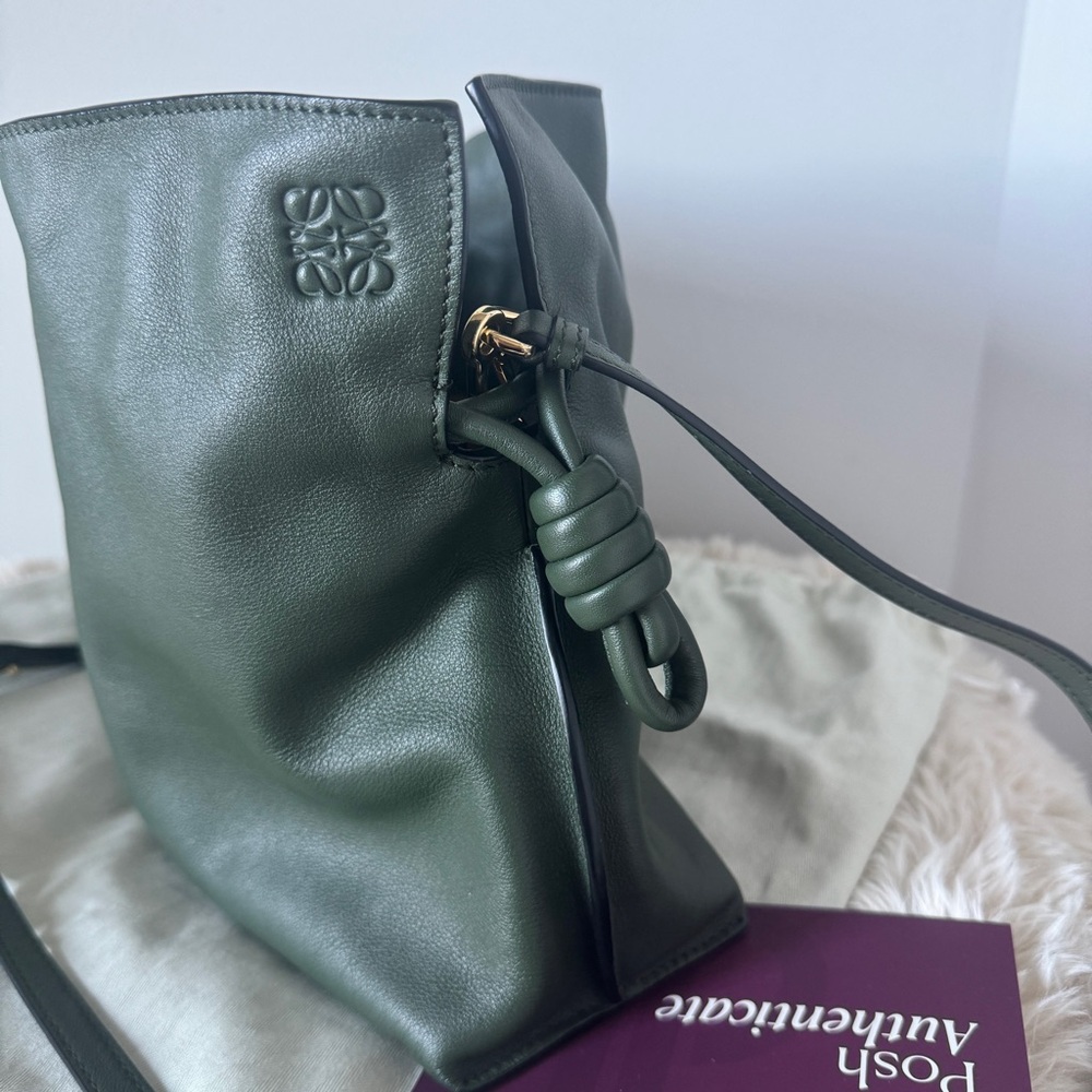 SOLD Loewe Flamenco, Green/ Vintage Khaki - Picture 2 of 14